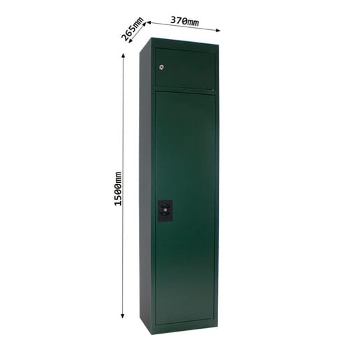 Rottner Tresor Waffenschrank »Gun«, grün, Stahl, (B x H:) 37 x 150 cm - gruen