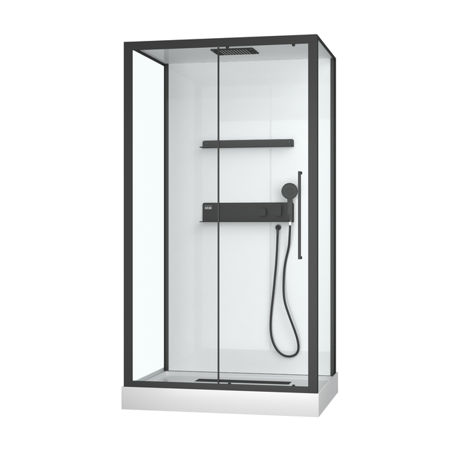 Marwell Komplettdusche »White Isle«, HxT: 230 x 90 cm - weiss