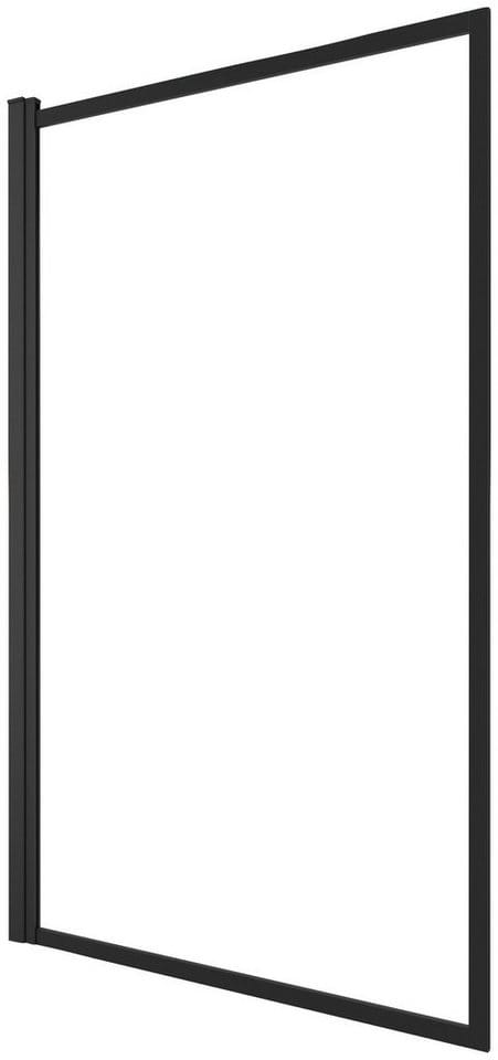 Marwell Badewannenfaltwand »Black Edge«, BxH: 75 x 130 cm, Sicherheitsglas - schwarz