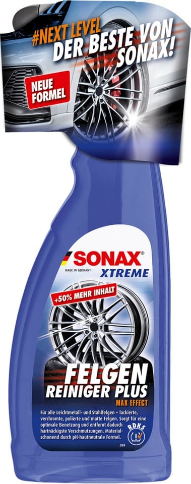 SONAX Reiniger, »XTREME Plus«, für Leichtmetall- und Stahlfelgen, 750 ml - blau