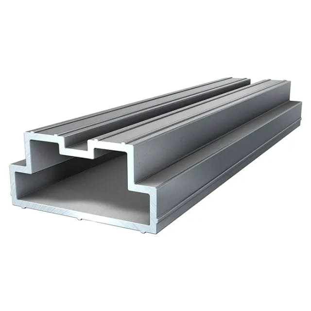 Kovalex Profilverbinder, Aluminium, rechteckig,geeignet für Verlängerung der Alu-Profi-UK beim Terrassenbau - silberfarben