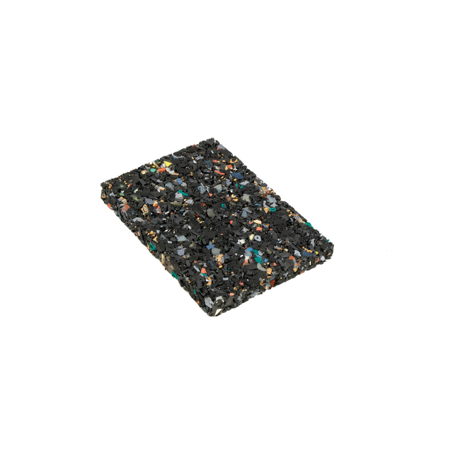 Kovalex Holz- und Bautenschutzunterlage, BxHxL: 8 x 90 x 60 mm, Gummigranulat - schwarz