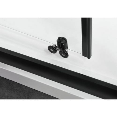 Sanotechnik Eckdusche »Elite Black«, 98-102x195cm, schwarz