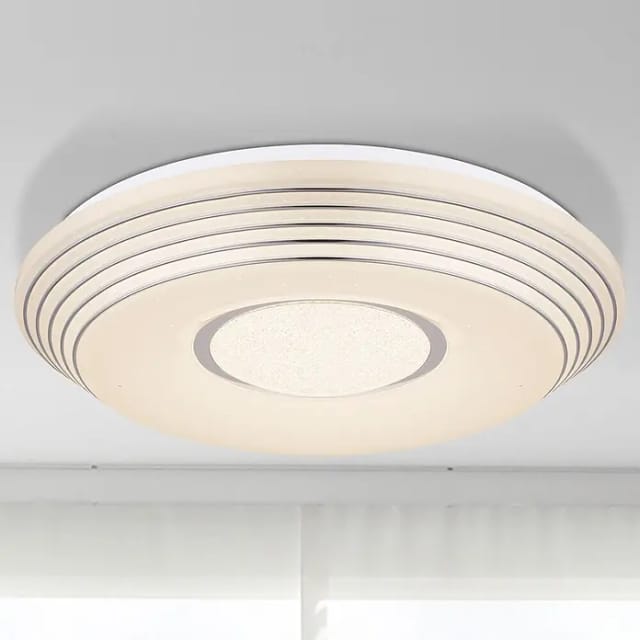 GLOBO LIGHTING Deckenleuchte, (BxHxL): 50 x 8,5 x 50 cm, Metall, 40 W - weiss