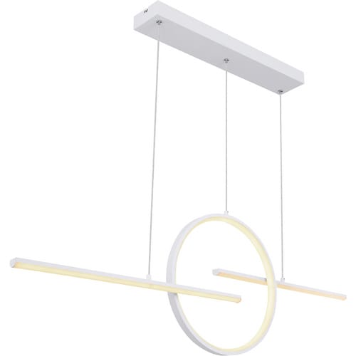 GLOBO LIGHTING Hängeleuchte, (BxHxL): 10,5 x 150 x 124 cm, Metall, 50 W - weiss