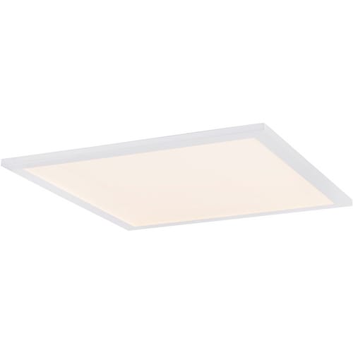 GLOBO LIGHTING Deckenleuchte, (BxHxL): 45 x 5,5 x 45 cm, Aluminium, 30 W - weiss