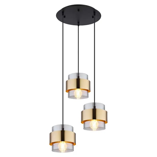 GLOBO LIGHTING Hängeleuchte, (BxHxL): 45 x 120 x 45 cm, Metall, 60 W - schwarz