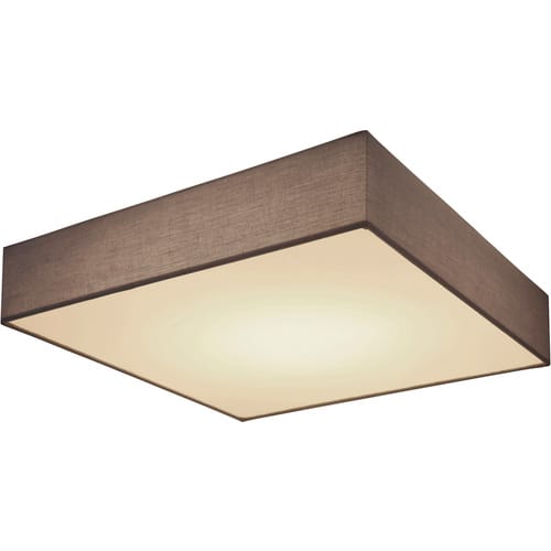GLOBO LIGHTING Deckenleuchte, (BxHxL): 50 x 13 x 50 cm, Metall, 40 W - weiss