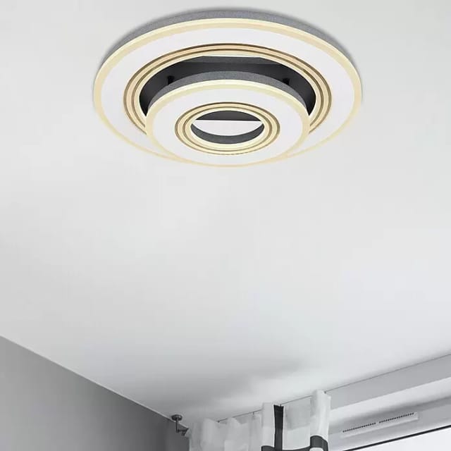 GLOBO LIGHTING Deckenleuchte, (BxHxL): 50 x 11,5 x 50 cm, Metall, 50 W - weiss