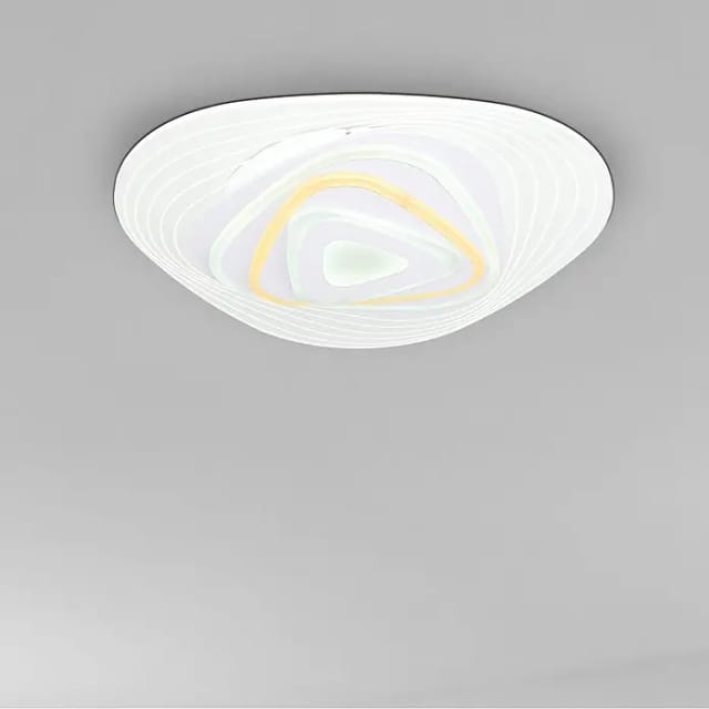 GLOBO LIGHTING Deckenleuchte, (BxHxL): 48,8 x 6,5 x 50,2 cm, Metall, 40 W - weiss