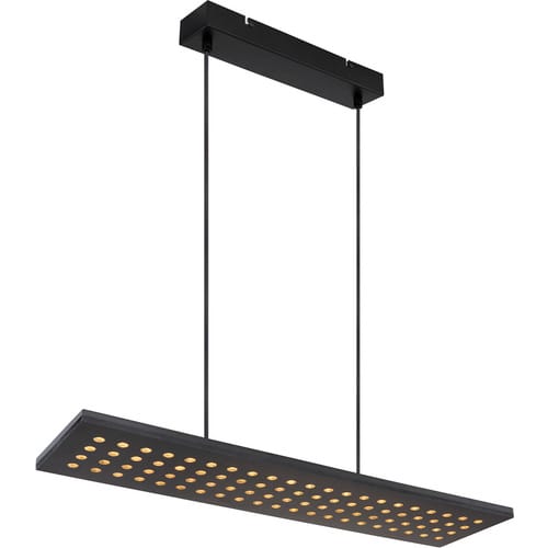 GLOBO LIGHTING Hängeleuchte, (BxHxL): 20 x 120 x 80 cm, Metall, 40 W - schwarz