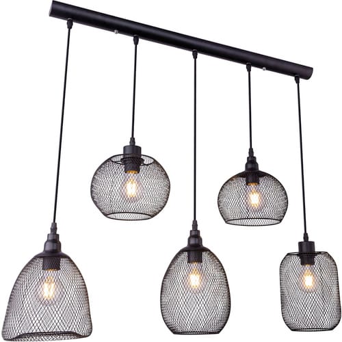 GLOBO LIGHTING Hängeleuchte, (BxHxL): 20 x 120 x 89 cm, Metall, 60 W - schwarz