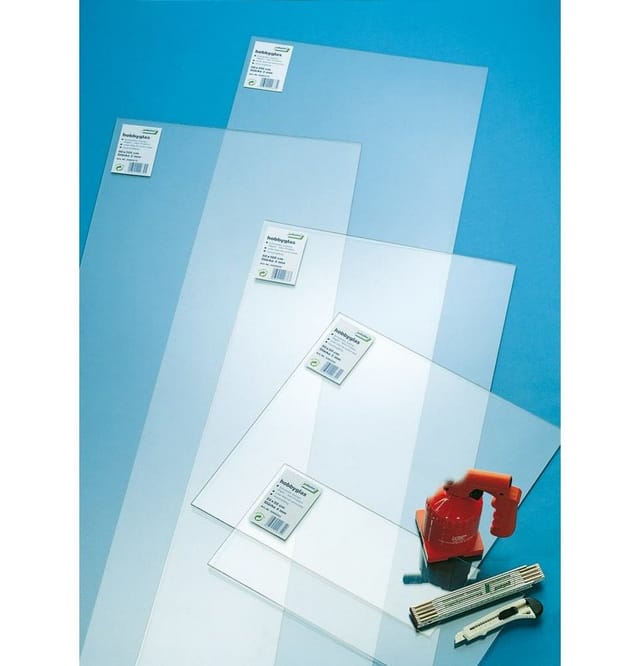 GUTTA Hobbyglas, BxLxS: 500 x 250 x 2 mm - transparent