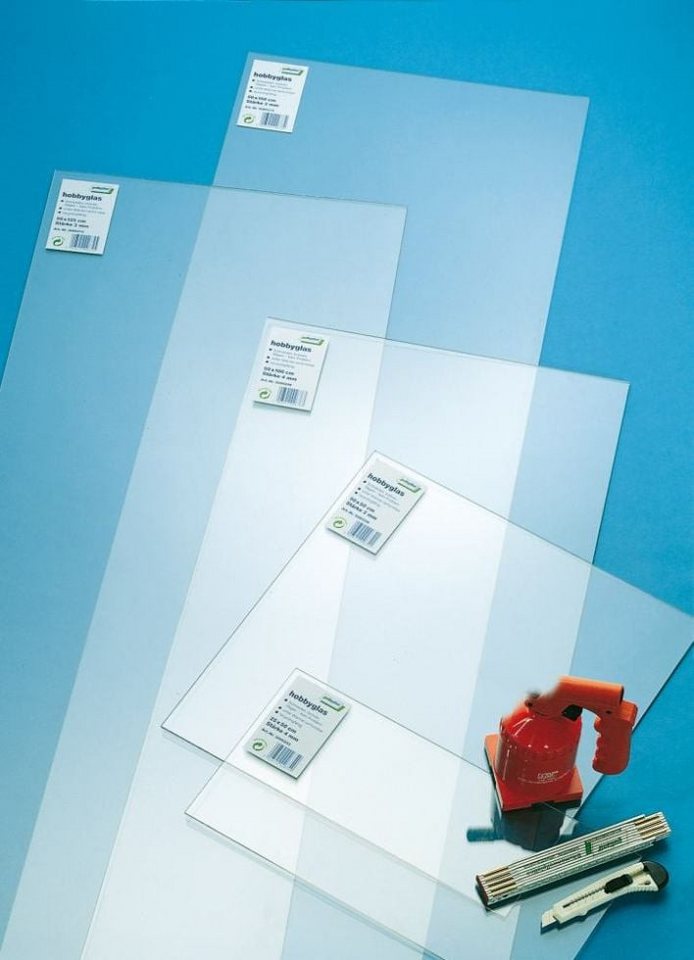 GUTTA Hobbyglas, BxLxS: 500 x 250 x 2 mm - transparent Bild 2