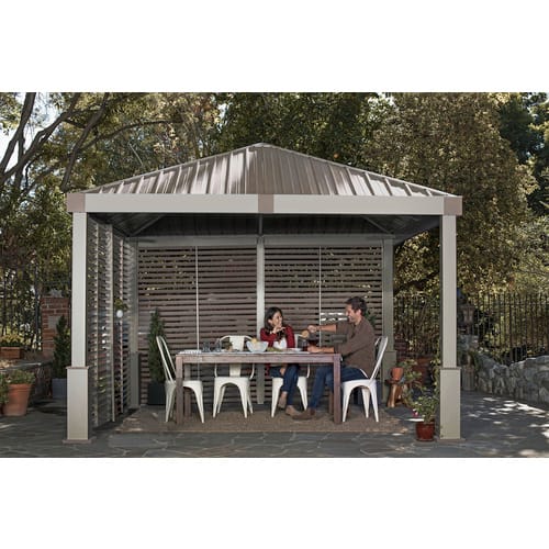 SOJAG Pavillon »Nanda«, BxHxT: 363 x 313 x 363 cm, champagnerfarben - beige
