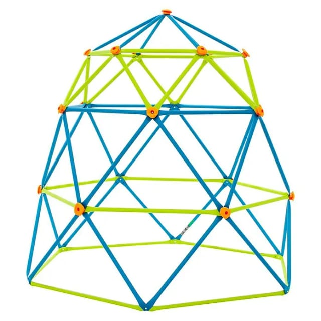 LIFETIME Klettergerüst »Geodome«, Stahl, blau/lime - gelb