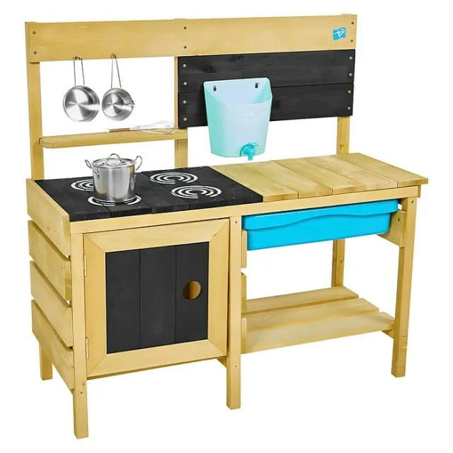 TP Toys Matschküche, Holz, naturfarben - beige
