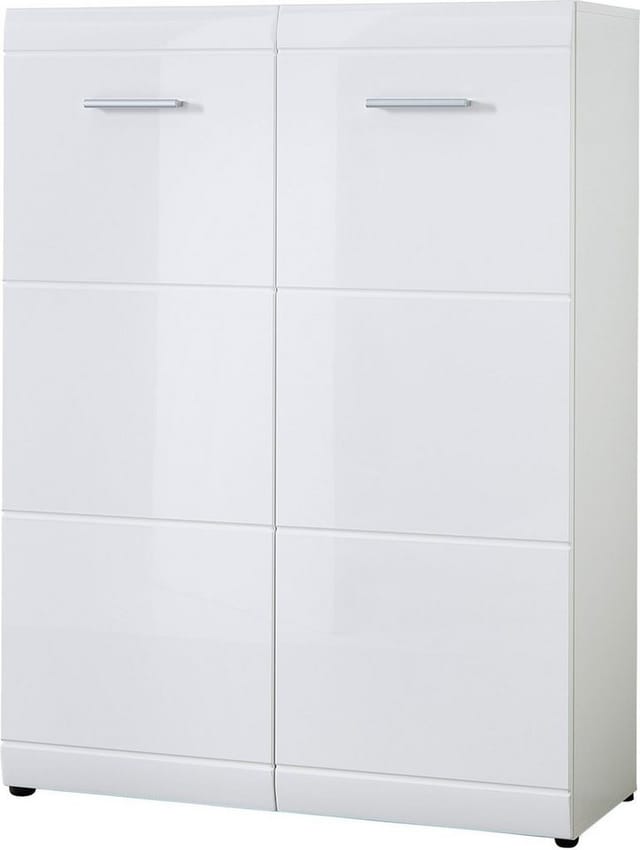 Schuhschrank BxHxL: 90 x 120 x 36 cm - weiss
