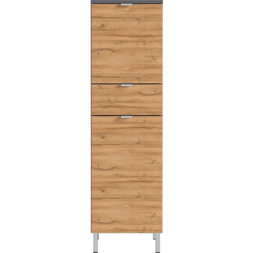 Schrank BxHxL: 34 x 120 x 34 cm - braun