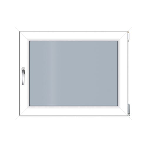 RORO Kunststoff-Fenster »KOMFORT B70«, BxH: 100 x 75 cm, Klarglas - weiss