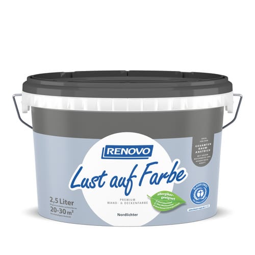 RENOVO Dispersion »Lust auf Farbe«, Nordlichter, 2,5 l, matt - blau