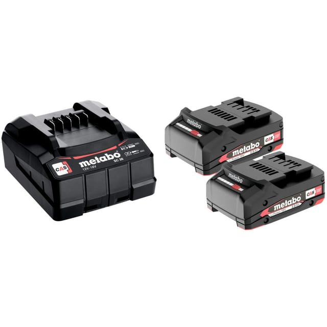 METABO Akku-Set, 18 V, Lithium-Ionen