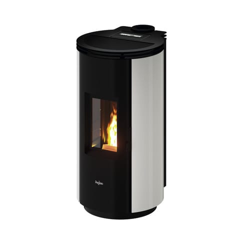 PEGASO Pelletofen »Floyd 7.0«, weiß, Stahl, 7 kW - weiss