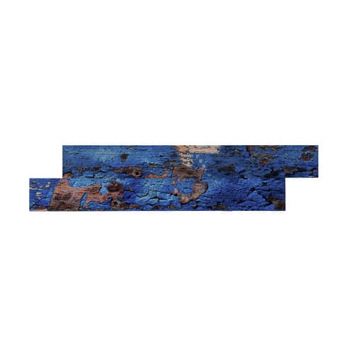 iWerk Paneele »Riff«, BxL: 100 x 780 mm, Holz - blau
