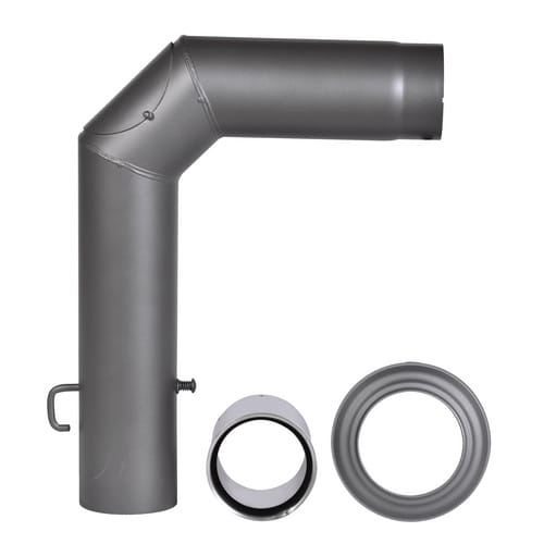 FIREFIX® Rauchrohr, Ø: 13 cm - grau