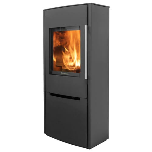 WAMSLER Kaminofen »Pylon 1G«, schwarz, Stahl, 6,2 kW, Dauerbrand geeignet