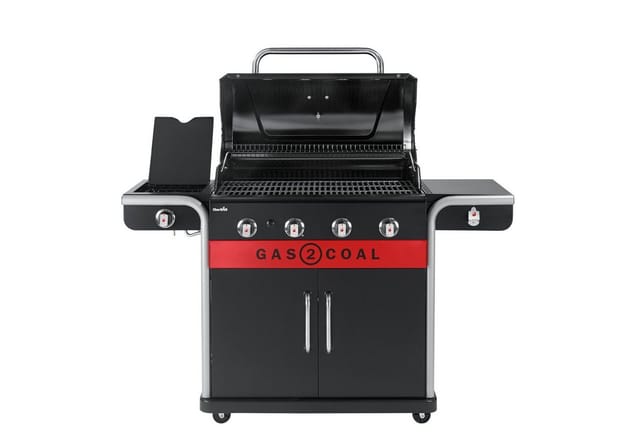 CHAR-BROIL Hybridgrill »Gas2Coal 2.0 Line«, 4 Brenner, Grillfläche: 85,3 x 44,1 cm, - schwarz