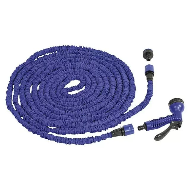 Yachticon Bewässerungsschlauch, blau, Elastomer, Länge: 22,5 m
