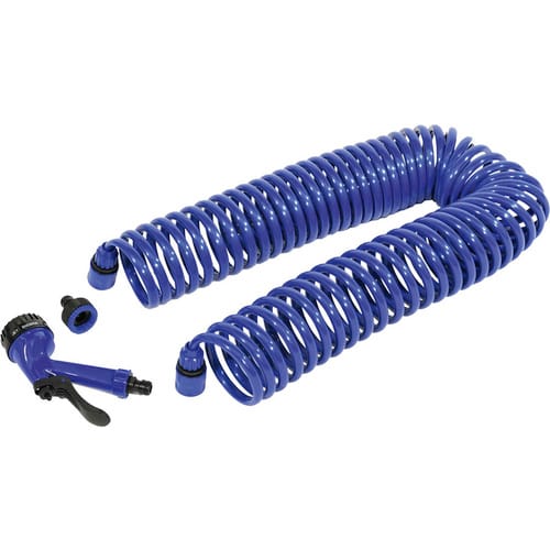 Yachticon Bewässerungsschlauch, blau, Polyvinylchlorid (PVC), Länge: 15 m