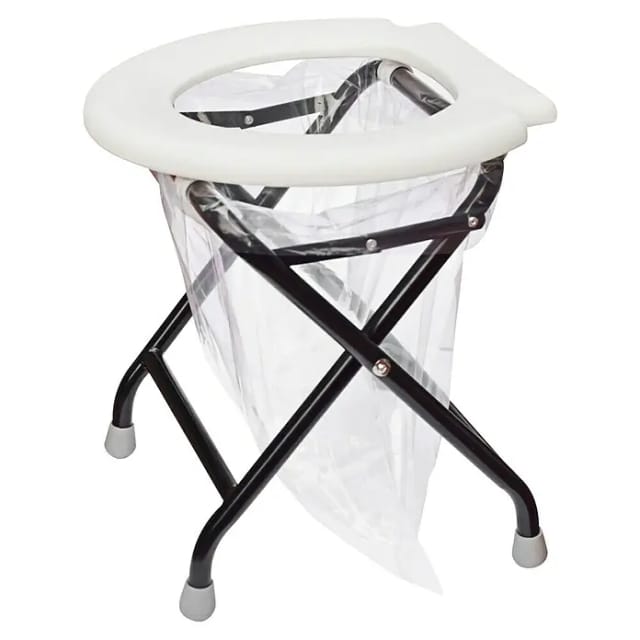 Yachticon Klapptoilette, weiß, Kunststoff (PVC), für Camper - weiss