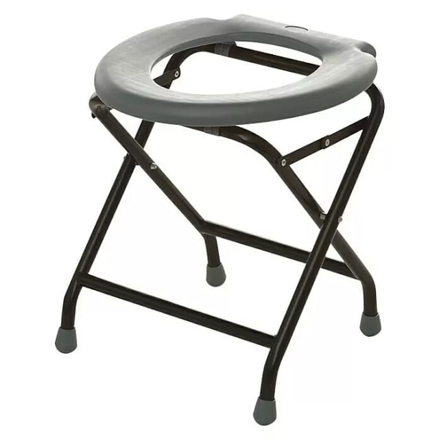 Yachticon Klapptoilette, grau, Kunststoff (PVC), für Camper