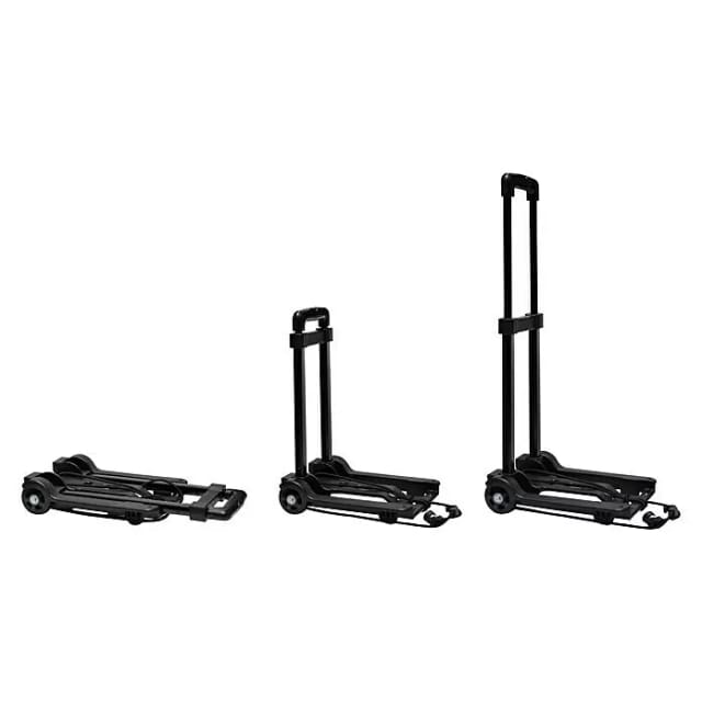 Yachticon Klappkarre, schwarz, BxH: 250 x 970 mm, max. Tragfähigkeit: 25 kg