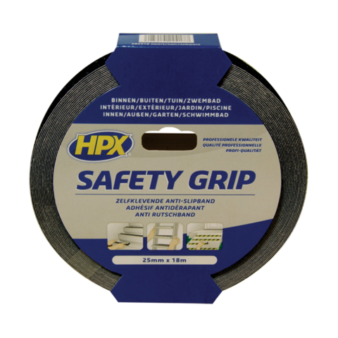HPX Klebeband, 18 m, Kunststoff - schwarz
