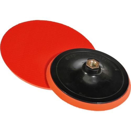 Yachticon Schleifteller, rot, BxL: 180 x 180 mm