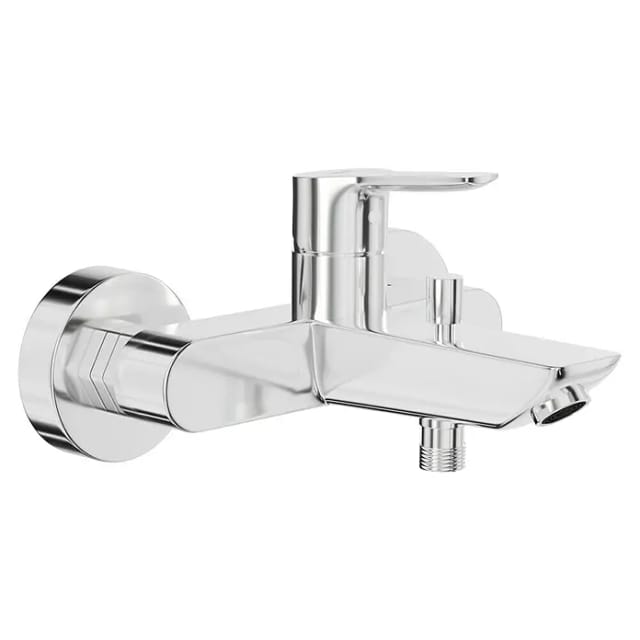 GROHE Einhand-Wannenbatterie, 1/2", Wassersparend, chromfarben - silberfarben