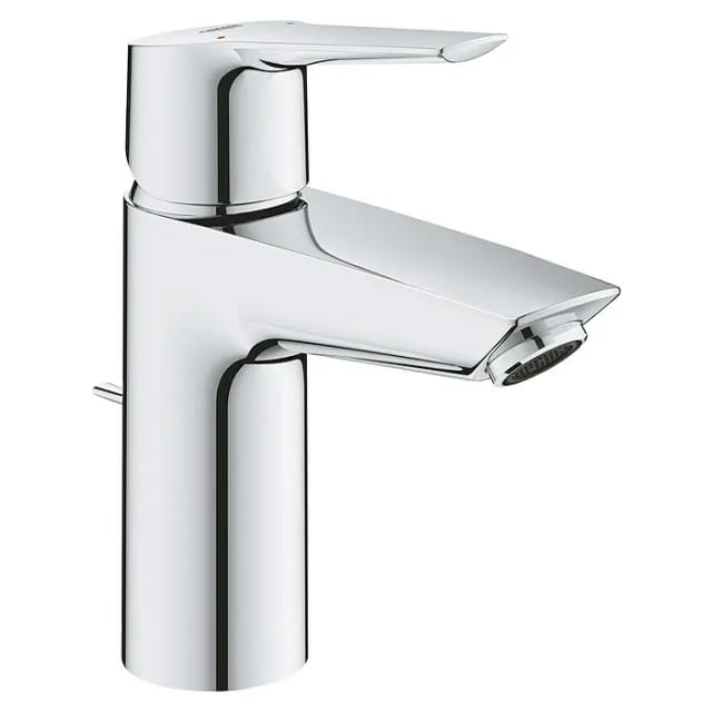 GROHE Einhand-Waschtischbatterie, 1/2", Wassersparend, chromfarben - silberfarben