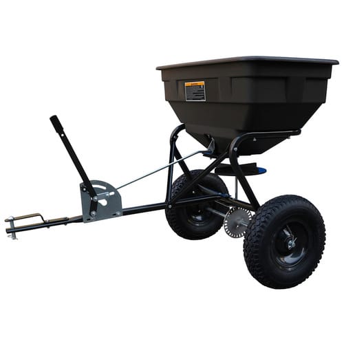 TEXAS Anhänger Streuwagen, schwarz, für Texas Rasentraktor