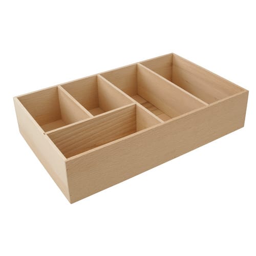 FACKELMANN Organizer, Buche, BxHxT: 20 x 7 x 32,1 cm - braun