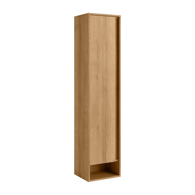 FACKELMANN Hochschrank »NATURA«, links, 1 Tür, Asteiche ,BxHxT: 38 x 166,5 x 32 cm - braun