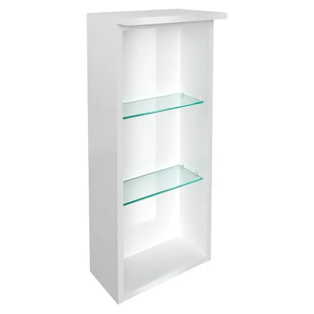 FACKELMANN Regal »Oxford«, weiss, 3 Fächer, BxHxT: 30 x 69,6 x 20 cm