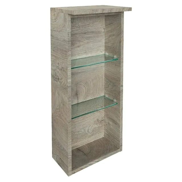 FACKELMANN Regal »Oxford«, Nature-Oak, 3 Fächer, BxHxT: 30 x 69,6 x 20 cm - braun