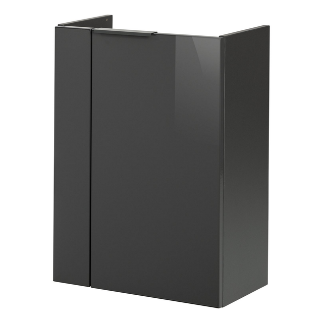 FACKELMANN Waschbeckenunterschrank »SBC Gäste Bad«, rechts, Anthrazit, BxHxT: 44 x 60 x 24,3 cm - grau