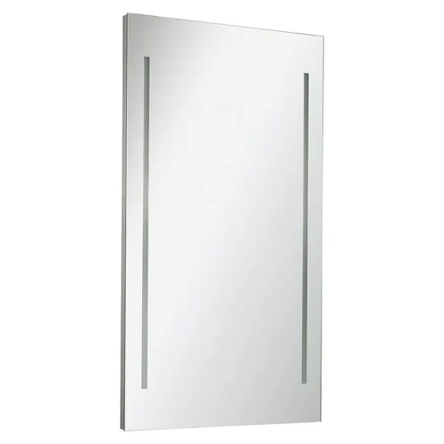 FACKELMANN Spiegelelement »AL 55 LED«, beleuchtet, BxHxT: 55 x 100 x 3,6 cm - grau