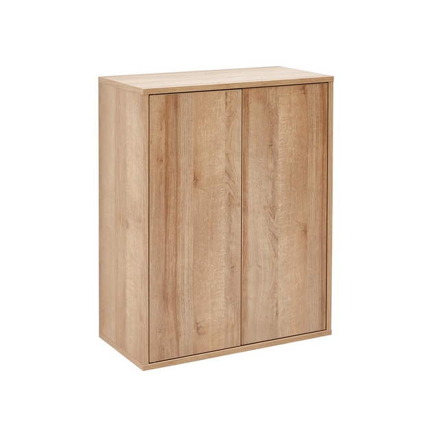 FACKELMANN Doppel-Midischrank »FINN«, Asteiche, 2 Türen, BxHxT: 60 x 75 x 30,5 cm - braun
