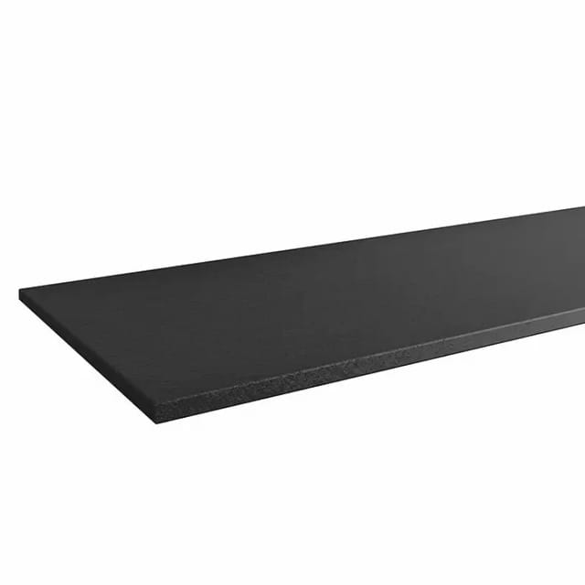 FACKELMANN Waschtischplatte »Oxford«, schwarz, BxHxT: 150,6 x 1,2 x 49,2 cm
