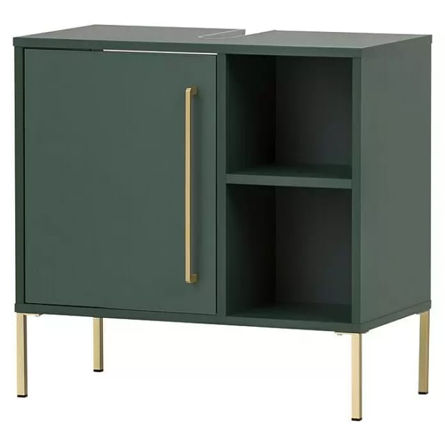 SCHILDMEYER Waschbeckenunterschrank »Kent«, BxHxT: 65,3 x 63,3 x 33,1 cm, Holzwerkstoff - gruen